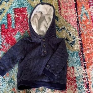 Cozy Janie & Jack hooded sweatshirt with pockets